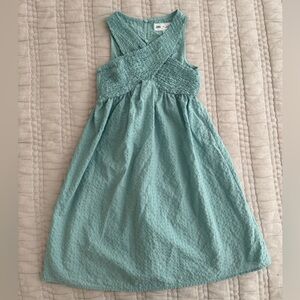ZARA - Size 8 - Textured Sleeveless Wrap Dress - Teal